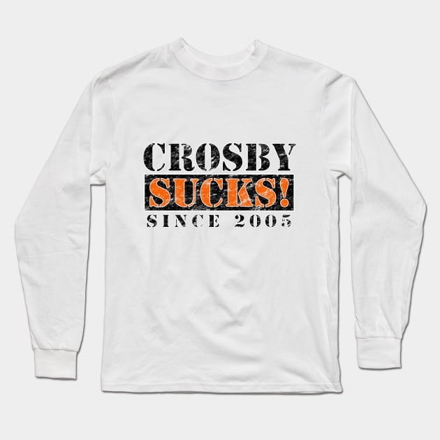 Crosby Sucks Sinc 2005 Long Sleeve T-Shirt by TeeCreations